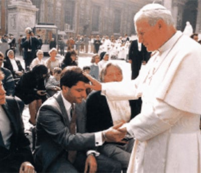 Images of JD DeMatteo Family Moment With Pontif