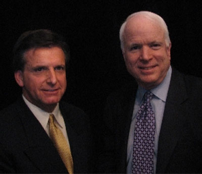 Images of JD DeMatteo With John McCain @ a DeMatteo Restaurant